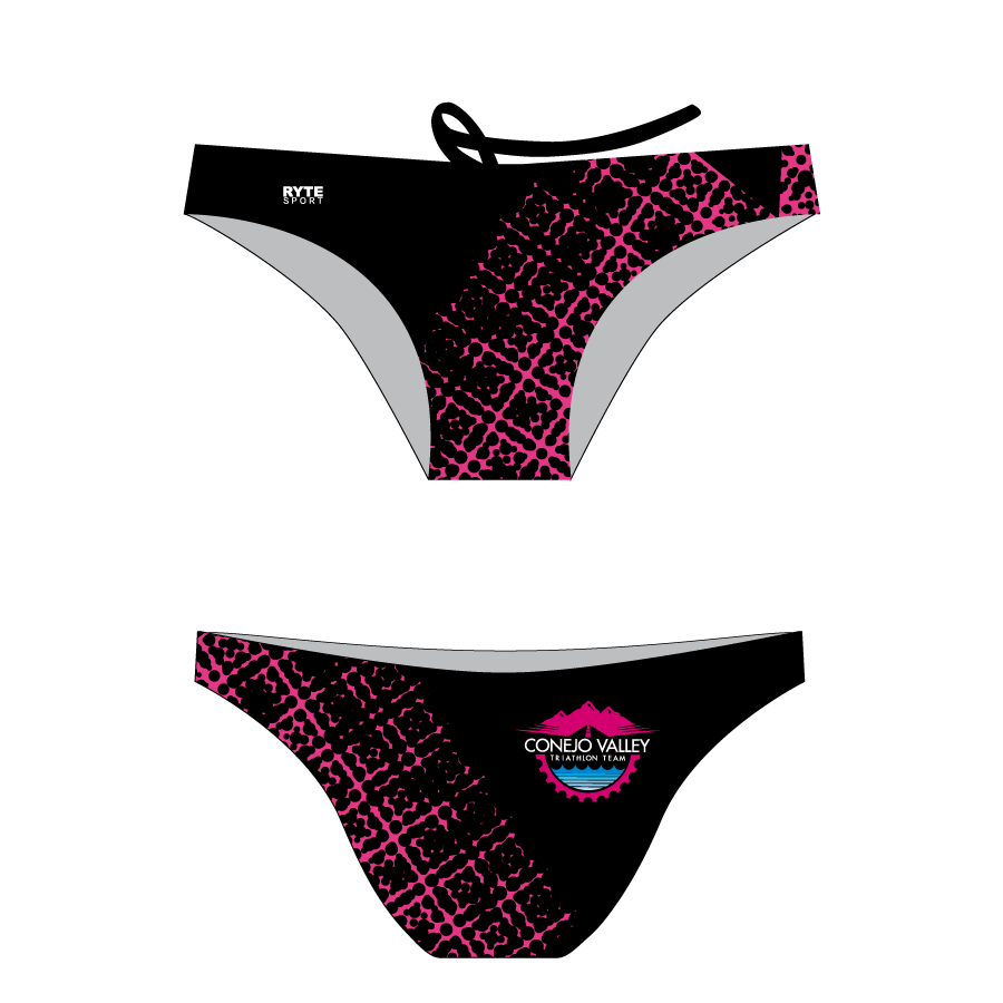Conejo Valley Triathlon Team Custom Women's Tie-Up Bikini Bottom RYTE Sport