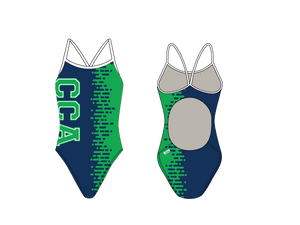 Cornerstone Charter Academy Swim 2019 Custom Women’s Active Back Thin Strap Swimsuit