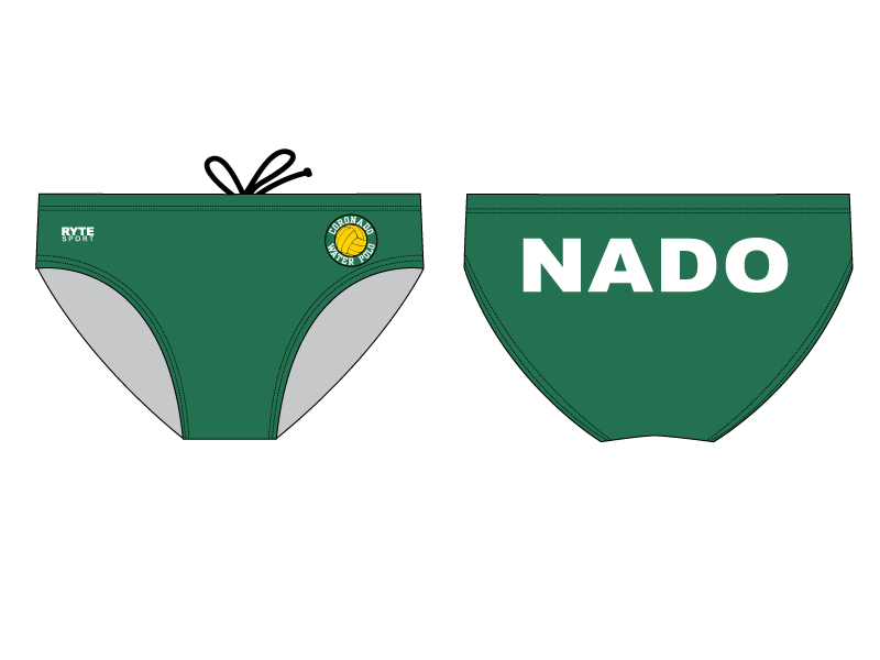 Coronado Men's Water Polo Custom Brief RYTE Sport