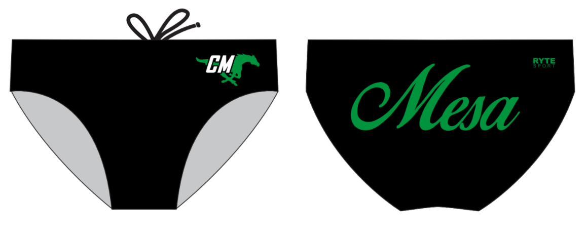 CUSTOM Costa Mesa High School Men's Water Polo Brief - Personalized RYTE Sport
