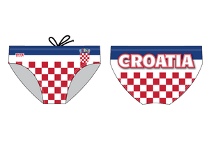 Croatia Men's Swim & Water Polo Brief RYTE Sport