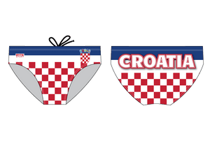 Croatia Men's Swim & Water Polo Brief