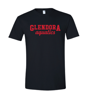 Glendora Aquatics 2019 Adult Unisex Black T-Shirt San Mar