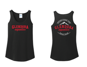 Glendora Aquatics 2019 Black Ladies Tank Top San Mar