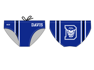 Davis High School Custom Men's Water Polo Brief