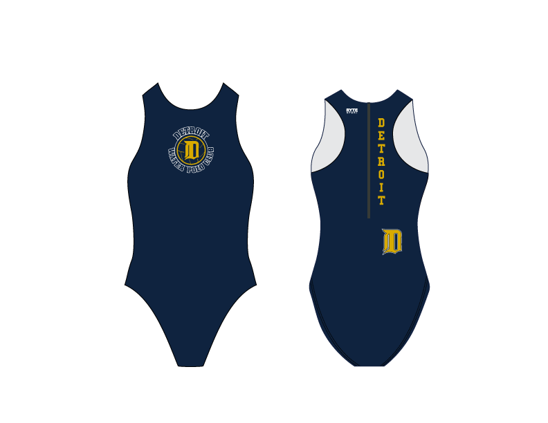 Detroit Water Polo Club Custom Women's Water Polo Suit - Personalized RYTE Sport