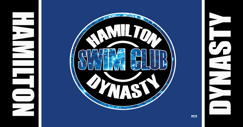 Hamilton Dynasty Swim Club Custom Towel - Personalized RYTE Sport
