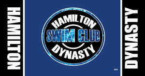 Hamilton Dynasty Swim Club Custom Towel - Personalized RYTE Sport
