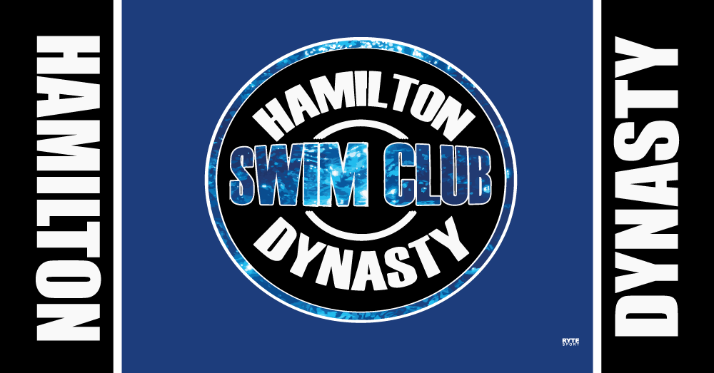 Hamilton Dynasty Swim Club Custom Towel - Personalized