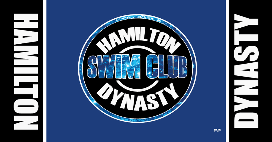 Hamilton Dynasty Swim Club Custom Towel - Personalized
