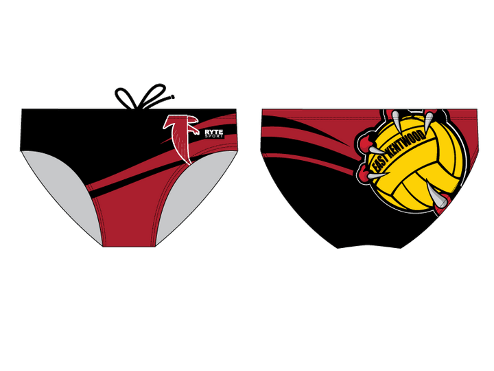 East Kentwood High School Water Polo Custom Men's Water Polo Brief - Personalized RYTE Sport