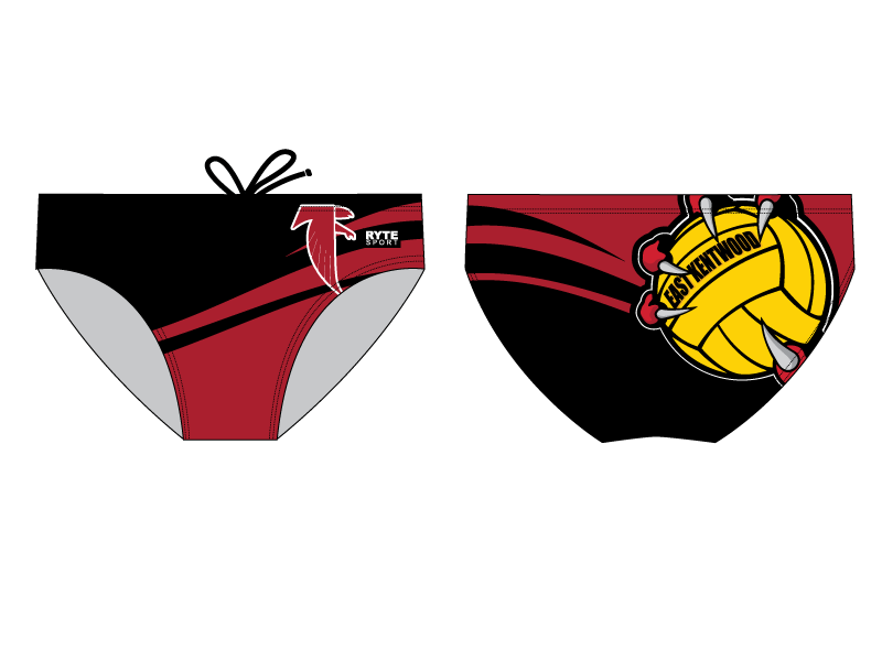East Kentwood High School Water Polo Custom Men's Water Polo Brief - Personalized