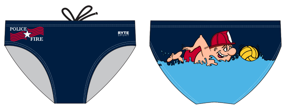 FOG (Fat Old Guy) Custom Men's Swim & Water Polo Brief RYTE Sport