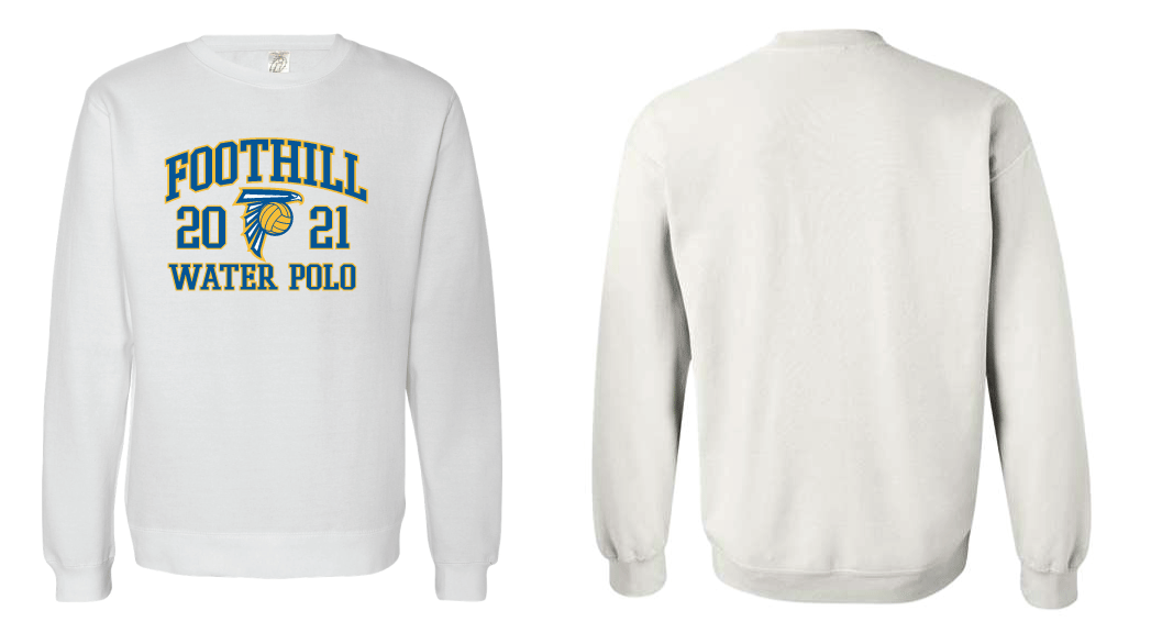 Foothill High School Unisex crewneck - White RYTE Sport