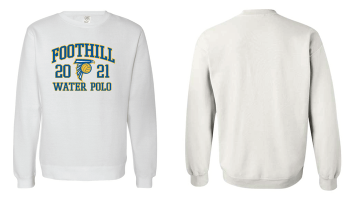 Foothill High School Unisex crewneck - White RYTE Sport
