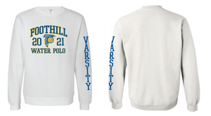 Foothill High School Varsity Unisex crewneck - White