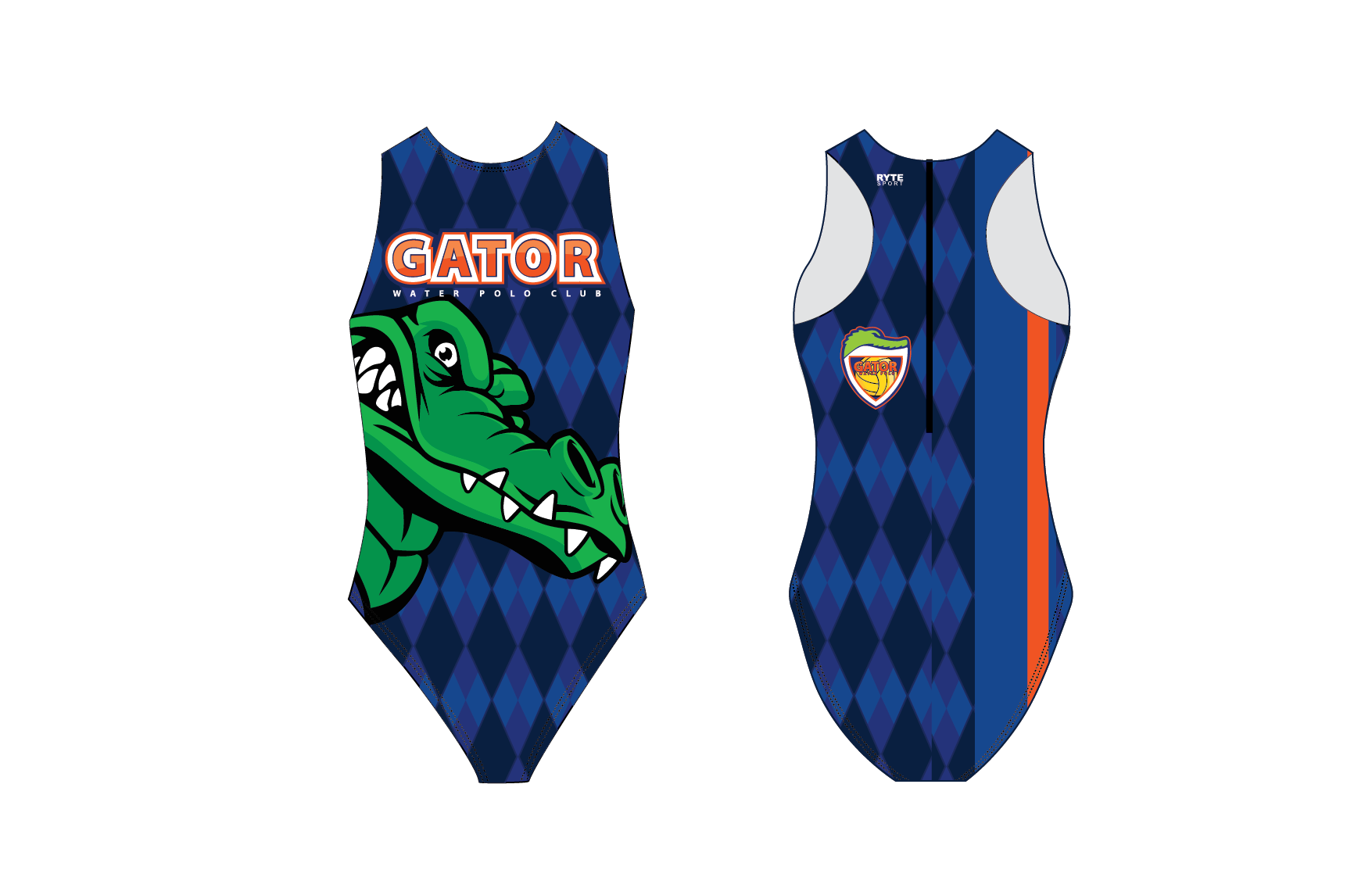 Gator Water Polo Club Custom Women's Water Polo Suit T6