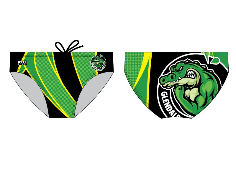 Glendale Gators Swim Team Custom Men's Swim Brief RYTE Sport