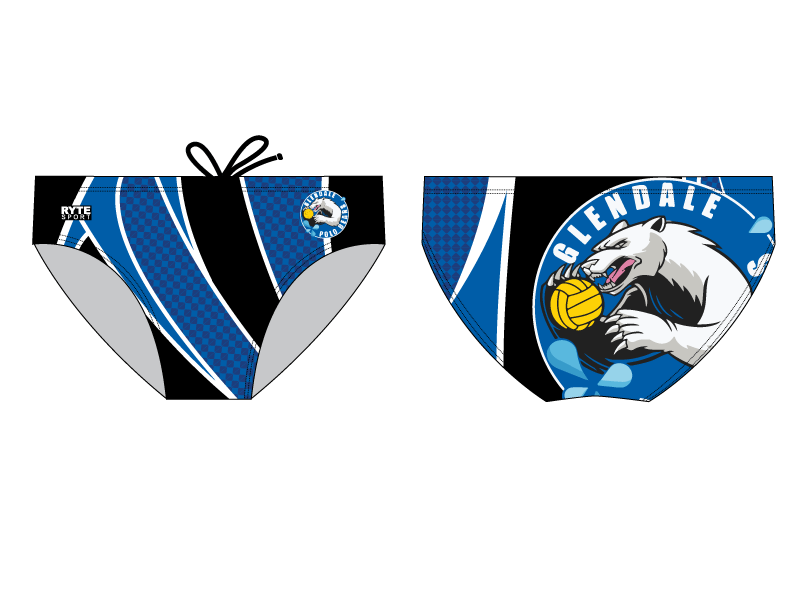 Glendale Polo Bears Custom Men's Water Polo Brief RYTE Sport