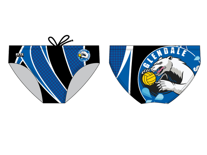 Glendale Polo Bears Custom Men's Water Polo Brief RYTE Sport