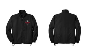 Glendora Aquatics 2019 Unisex Black Full-Zip Wind Jacket San Mar