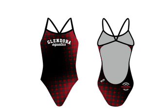 Glendora Aquatics Custom Women’s Open Back Thin Strap Swimsuit