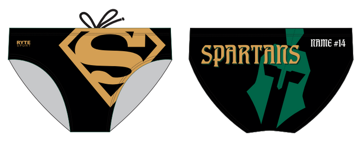 CUSTOM Grace Davis 2022 Men's Gold Swim Briefs RYTE Sport