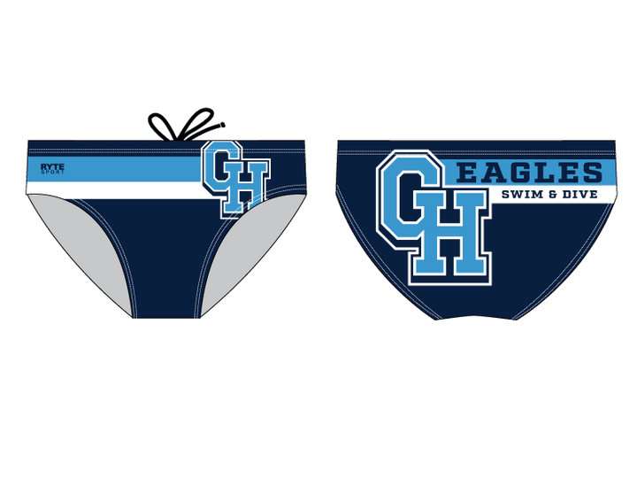 Granite Hills High School Swim and Dive Custom Men's Swim Brief RYTE Sport