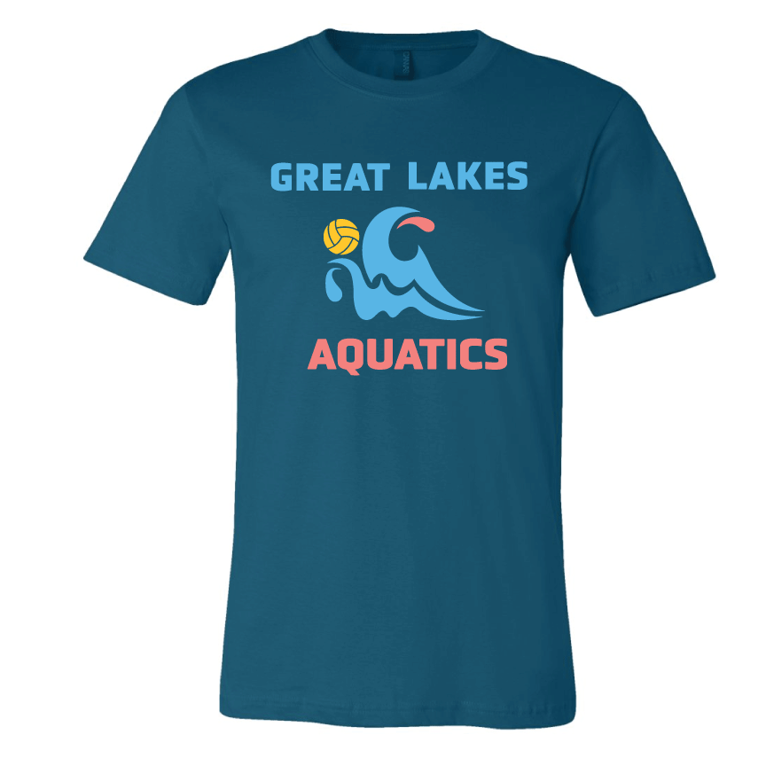 Great Lakes Aquatics Tees - Teal S&S