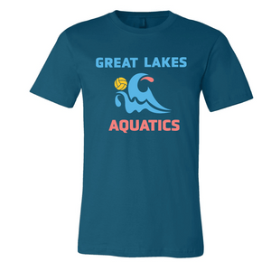 Great Lakes Aquatics Tees - Teal S&S