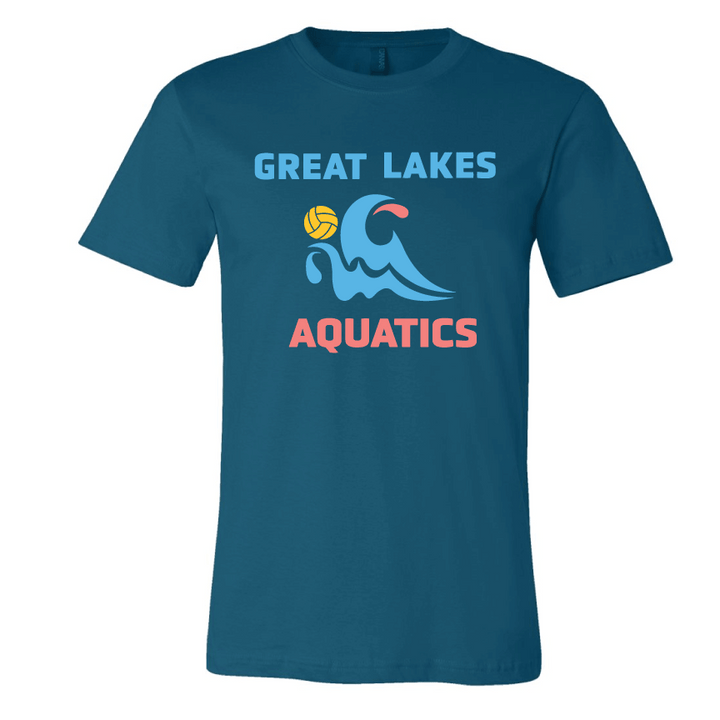 Great Lakes Aquatics Tees - Teal S&S