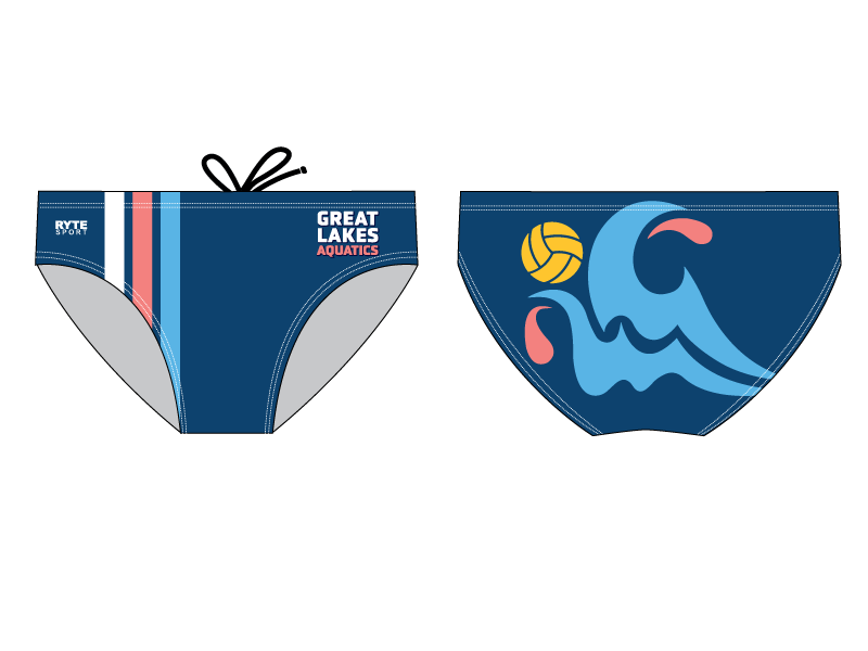Great Lakes Aquatics Water Polo Brief RYTE Sport
