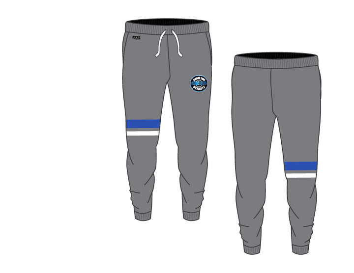 Hamilton Dynasty Swim Club Custom Adult Unisex Gray Heathered Jogger Sweatpants RYTE Sport