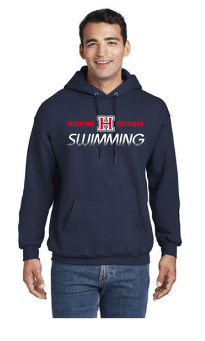 Heritage High School Swim  Pullover Hooded Sweatshirt RYTE Sport