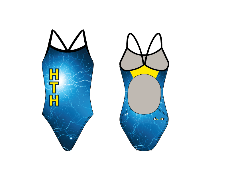 High Tech Active Back Thin Strap Swimsuit RYTE Sport
