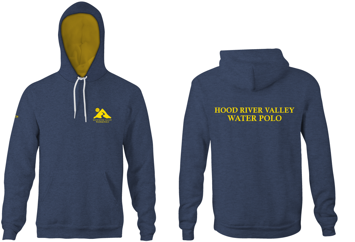 Hood River Water Polo Heathered Unisex Adult Hooded Sweatshirt RYTE Sport