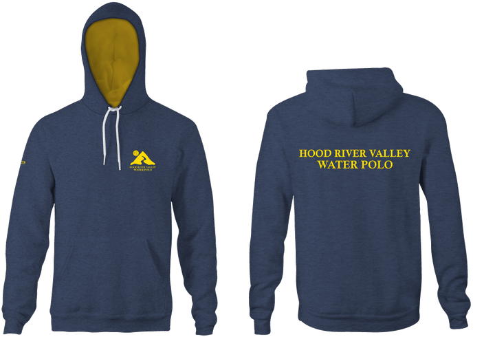 Hood River Water Polo Heathered Unisex Adult Hooded Sweatshirt RYTE Sport