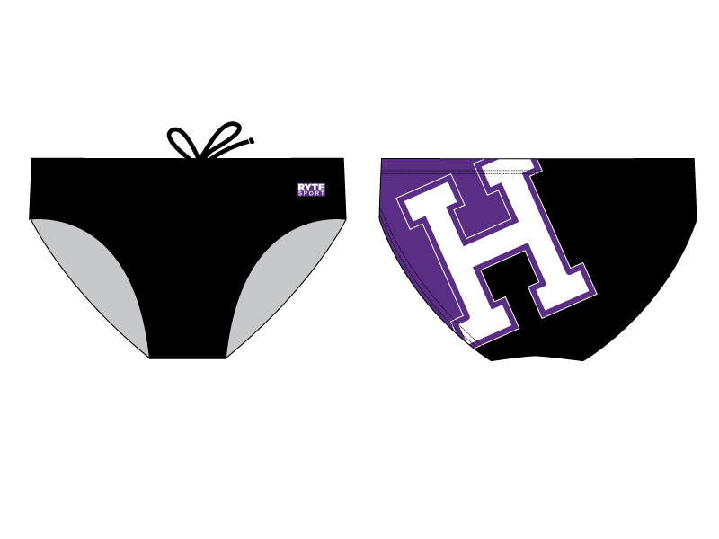 Hoover High School Custom Men's Water Polo Brief - Personalized