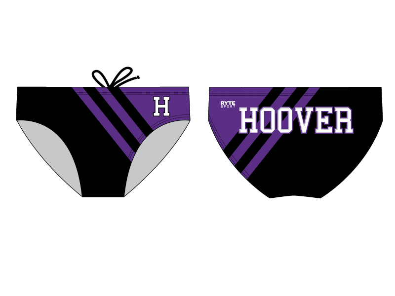 CUSTOM Hoover High School Water Polo Men's Brief - Personalized RYTE Sport
