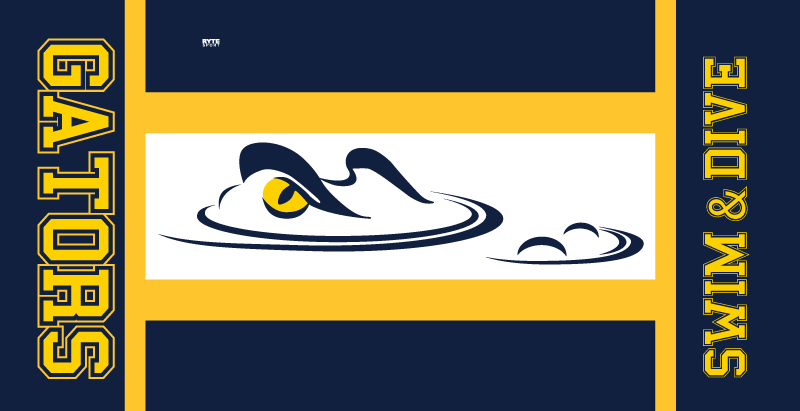 Land O' Lakes High School Swim 2020 Custom Towel - Personalized RYTE Sport
