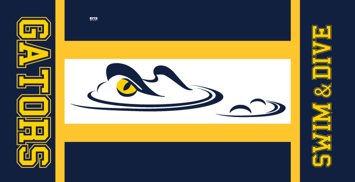 Land O' Lakes High School Swim 2020 Custom Towel - Personalized RYTE Sport