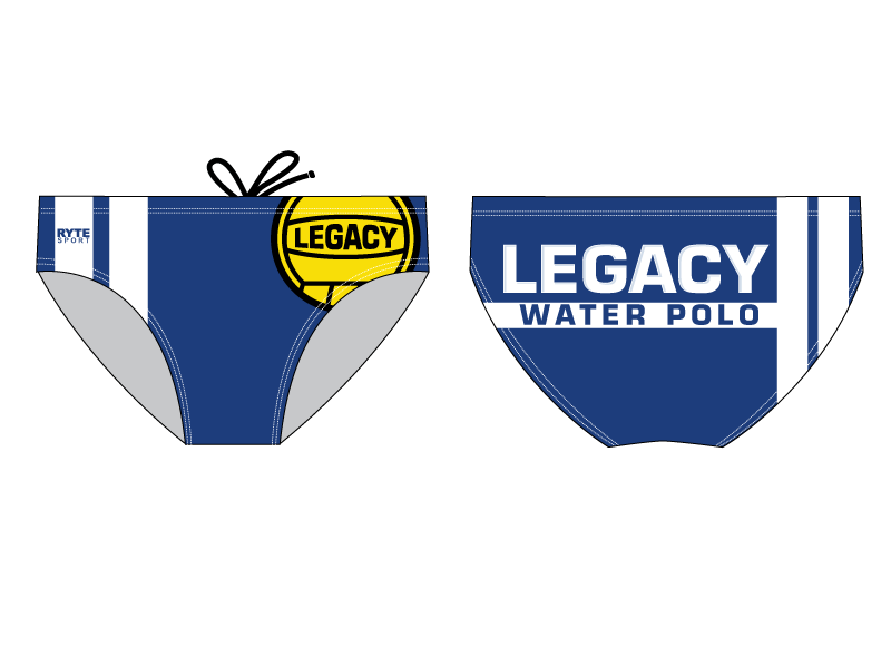 Legacy Water Polo Custom Men's Swim & Water Polo Brief RYTE Sport