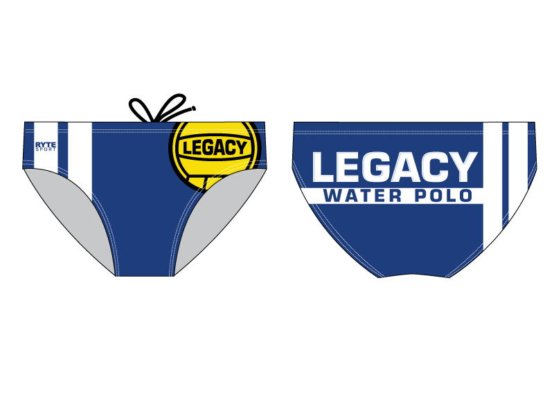 Legacy Water Polo Custom Men's Swim & Water Polo Brief