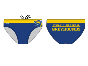 Lyman High School 2024 Custom Men's Water Polo Brief RYTE Sport