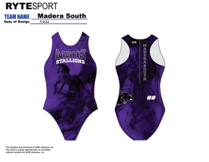 CUSTOM Madera South Women's Water Polo Suit 2022 RYTE Sport