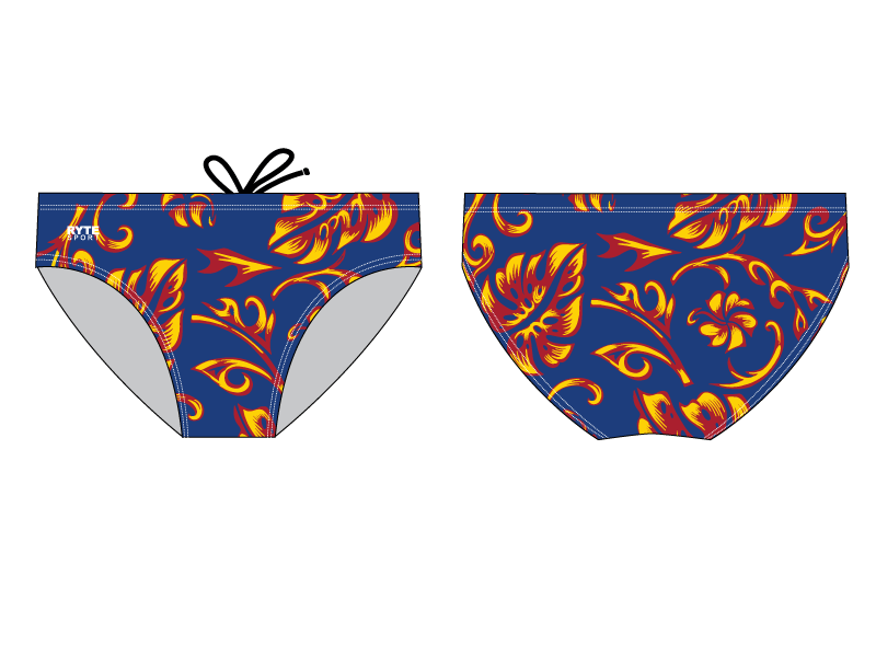 Waverly-Mason Co Op Team Custom Men's Water Polo Brief RYTE Sport