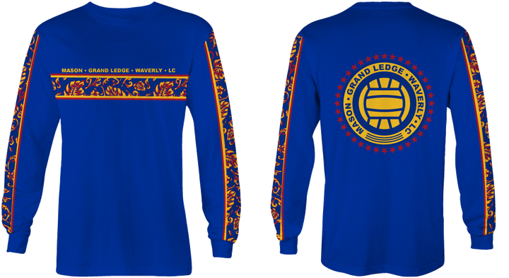 Waverly-Mason Co Op Team Custom Long Sleeve Men's T-Shirt - Personalized RYTE Sport