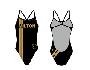 Milton Open Back Thin Strap Swimsuit