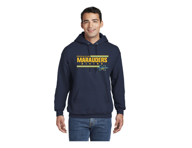 Monache High School Dive 2020 Ultimate Cotton Pullover Hooded Sweatshirt RYTE Sport