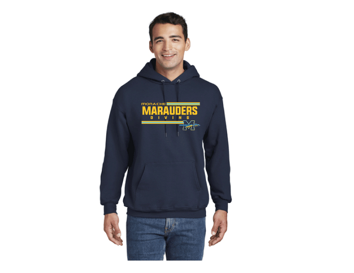 Monache High School Dive 2020 Ultimate Cotton Pullover Hooded Sweatshirt RYTE Sport